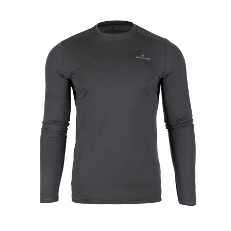 Koszulka termiczna męska Bergson LANAPURA Merino Grey