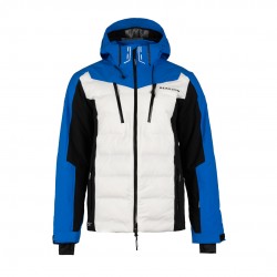 Kurtka narciarska męska Bergson VELOX STX White/Blue