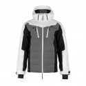 Kurtka narciarska męska Bergson VELOX STX White/Grey