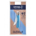 Nóż Opinel Colorama No.07 Cyan Blue blister