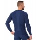 Koszulka męska ACTIVE WOOL Brubeck granatowa