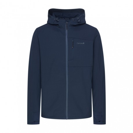 Kurtka softshellowa z kapturem męska Campus SKARV granatowy