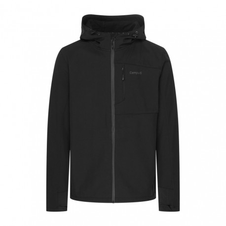 Kurtka softshellowa z kapturem męska Campus SKARV czarny