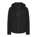 Kurtka softshellowa ocieplana z kapturem męska Campus URRUS czarny