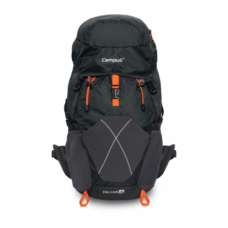 Plecak trekkingowy Campus FALCON 40 + 10 ciemnoszary - pomarańczowy
