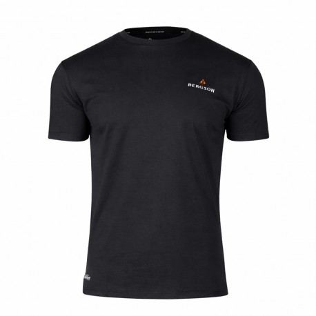 Koszulka męska Bergson ARCHO SL Black czarny
