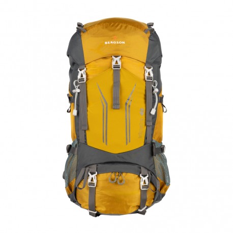 Plecak turystyczny z wentylacją na plecach Bergson VINSTRA 40L Mustard