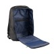 Plecak miejski z przegrodą na laptopa Bergson Executive OFFICE PACK Black czarny