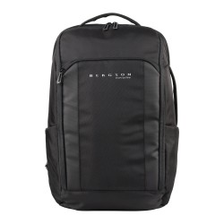 Plecak miejski z przegrodą na laptopa Bergson Executive OFFICE PACK Black czarny