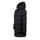 Płaszcz damski Bergson SNOW LEOPARD 26 Primaloft Black Czarny