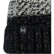 Czapka BUFF KNITTED & FLEECE BAND BEANIE AKNA Black