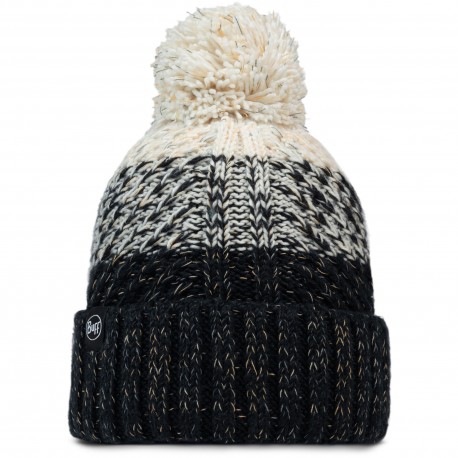 Czapka BUFF KNITTED & FLEECE BAND BEANIE AKNA Black
