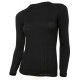 Brubeck ACTIVE WOOL koszulka damska czarna